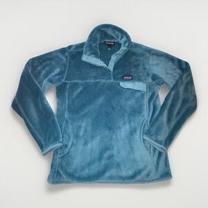 Patagonia Teal Blue Fleece Pullover 
Worn Once
In Beautiful Condition